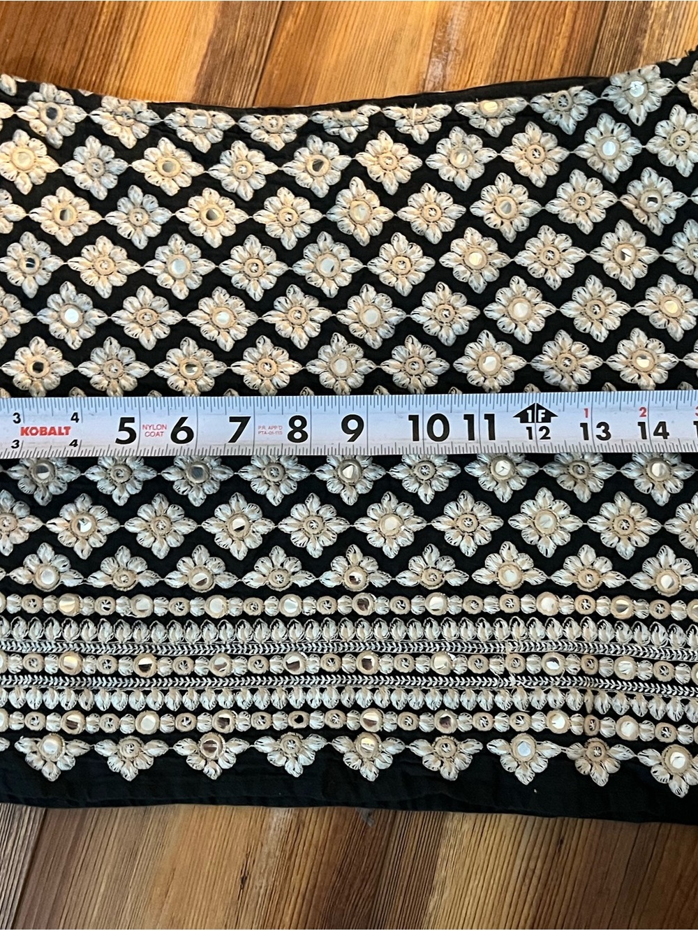 Chelsea & Violet Black and Gold Sequin Mini Skirt - Picture 6 of 8